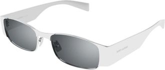 Saint Laurent SL 738 - unisex - Zonnebrillen - Grijs - 54 MM - Accessoires