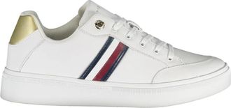 Tommy Hilfiger Sportschoen met veters - Dames - Sneakers - Wit - 38 EU - Schoenen