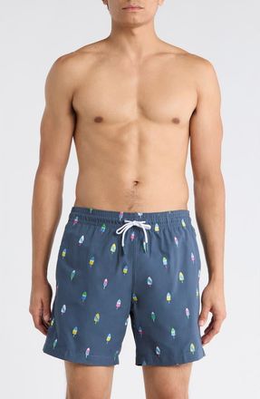 Trunks Surf & Swim Co. Sano 6.5-Inch Swim Trunks in Lake at Nordstrom Rack, Size X-Large