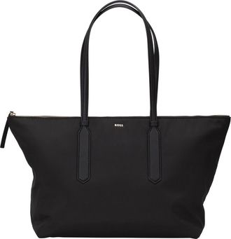 HUGO BOSS Ophelia Faux Leather Tote in Black at Nordstrom