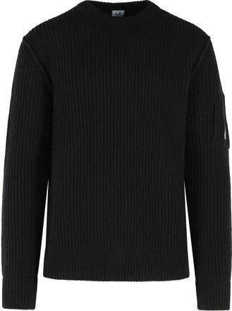 C.P. Company C. P. Company Black Wool Blend Sweater
