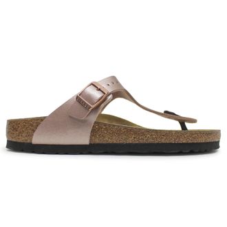 Birkenstock Gizeh BS Birko-Flor Unisex Toe Post Sandals - Copper - Size:UK 5.5