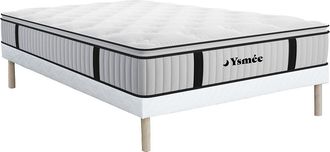 Vente-Unique Set Rete + Materasso molle insacchettate topper integrato 160 x 200cm - AMERICAN DREAM di YSMÉE