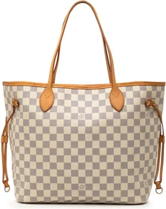 Louis Vuitton White Pvc Leather Tote Bag (Pre-Owned)