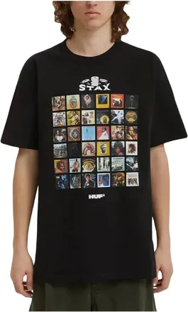 HUF Huf, Heren, Tops, Zwart, Maat: S Katoen