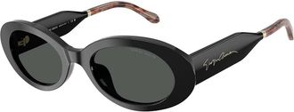 Giorgio Armani AR8234U 587587 Womens Sunglasses Black Size 52