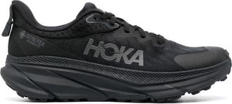 Hoka One One logo-print sneakers - men - Fabric/Rubber/Fabric/Rubber - 10.5 - Black