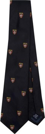 Polo Ralph Lauren Heraldic Club Stropdas - Heren - Stropdassen - Blauw - ONE Size - Accessoires