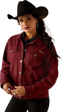 Ariat Grizzly Rancher Jacket Womens Jacket Tawny Port : SM, Cotton/Nylon/Polyester