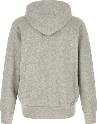 Comme Des Gar&ccedil;ons Red Heart Embroidered Hoodie - Gray