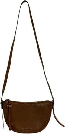 Michael Kors Pre-owned Camden Leren Schoudertas - Dames - Vintage Schoudertas - Bruin - ONE Size - Leer - Vintage