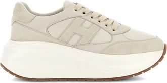 Hogan H696 Sneakers - Dames - Sneakers - Beige - 37 EU - Leer - Schoenen