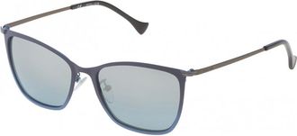 Police Womens SPL191 53 53I26X Sunglasses - Blue - One Size