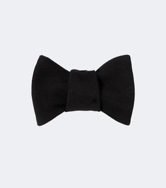 Dunhill Wool and silk bow tie