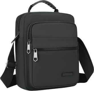 Generic Compatible For Mens Versatile Male Oxford Crossbody Bags(Black)