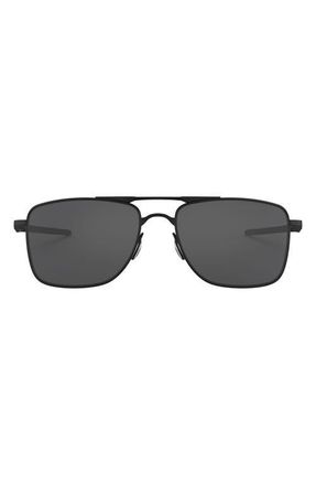 Oakley Gauge 8 62mm Aviator Sunglasses in Black at Nordstrom