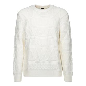 Ermenegildo Zegna Crewneck Knit Jumper - male - Zegna - Round-neck Knitwear - White - M - Knitwear