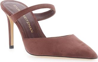 Stuart Weitzman Womens Pumps Stuart Brown Leather