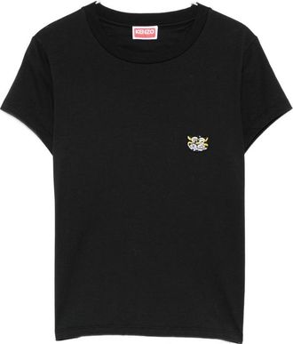 Kenzo T Shirt Nero-Donna