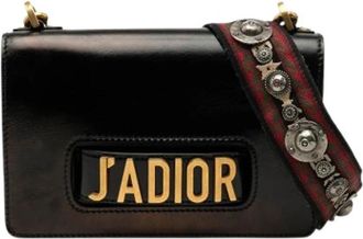 Dior Pre-owned JAdior Flap - Dames - Vintage Schoudertas - Zwart - ONE Size - Leer - Vintage