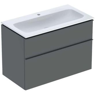 Keramag Keramag - Geberit iCon Set lavabo pour meubles avec meuble sous-lavabo, 2