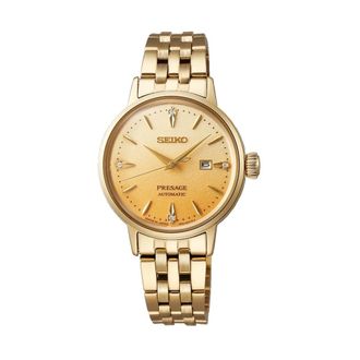 Seiko Presage Cocktail Time - Dames - Horloges - Geel - ONE Size - Accessoires