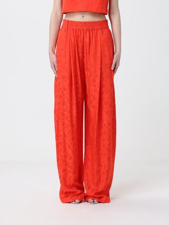 Pinko Pants Woman color Coral