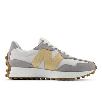 New Balance Womens 327 in Grey/Brown Synthetic, size 4 Narrow
