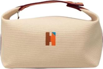 Herm&egrave;s Pre-owned Bride a Brac GM Borsa in Tela - - Pre-owned - Donna - Beige - ONE SIZE