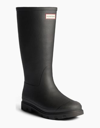 Hunter Mens Downpour Tall Insulated Mens Wellingtons - Black - Size: 8