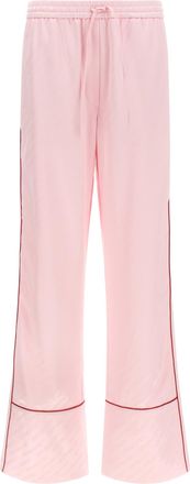 Off-white Multicolor Viscose Casual Womens Pants