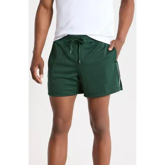 90 Degree by Reflex Coolcore Mesh 5-Inch Shorts in Forest Night at Nordstrom Rack, Size Xx-Large