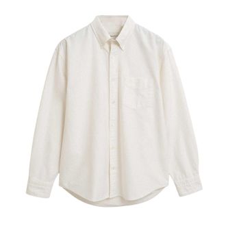 GANT Herenshirt in Heritage-stijl van katoen met Oxford-kraag en knoopsluiting (Cr&egrave;me)