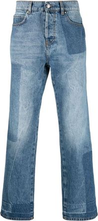 Msgm classic five pockets trousers - men - Polyester/Cotton/Cotton - 48 - Blue