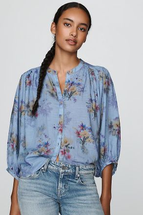 Pilcro Sidney 100% Cotton Batwing Blouse