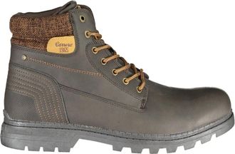 Carrera Bruine Heren Veterlaars met Contrastdetails - Heren - Veterlaarzen - Bruin - 43 EU - Schoenen