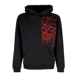 Iuter Skull Black Hoodie Long Sleeve