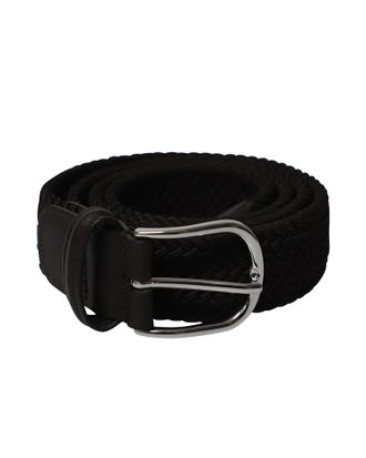 J.W.Anderson Andersons Woven-effect Gesp Riem in Donkerbruin Leer Trim