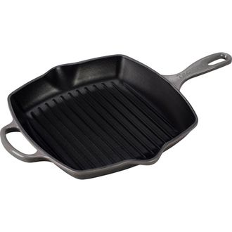 LE CREUSET 10 Inch Square Enamel Cast Iron Grill Pan in Sea Salt at Nordstrom