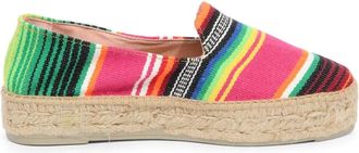 Maneb&igrave; Tulum Multicolor Gestreepte Espadrilles Slippers - Dames - Espadrilles - Veelkleurig - 39 EU - Schoenen