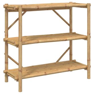 vidaXL Estante De 3 Niveles Bamb&uacute; 100x40x90 Cm Vidaxl