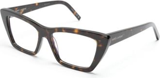 Saint Laurent Mica Optisch Montuur - Dames - Brillen - Bruin - 53 MM - Accessoires