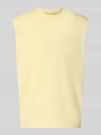 Jack & Jones Jack & Jones T-Shirt mit Stitching in Pastellgelb, Gr&ouml;&szlig;e XXL