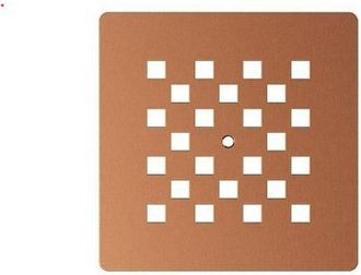 Marcel Breuer Afvoerrooster tbv douchebak koper geborsteld