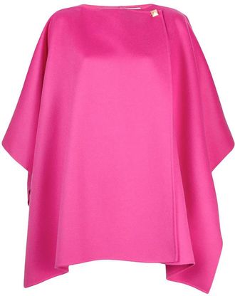 Valentino Garavani Draped Button Cape