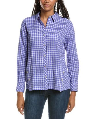 Foxcroft Cassie Warm Plaid Shirt