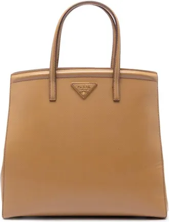 Prada Pre-owned Prada Saffiano Vernice Parabole Satchel Ladies FGP2YENPV9ADXYXX