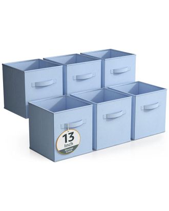 Sorbus 13In 6 Pack Fabric Storage Cubes