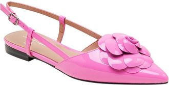 Linea Paolo Cammy-L Leather Slingback Flat