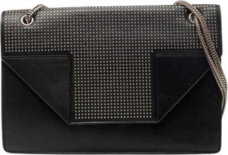 Saint Laurent Pre-owned Leren Schoudertas - Dames - Vintage Schoudertas - Zwart - ONE Size - Leer - Vintage
